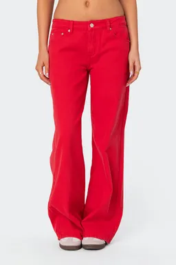 Roman jeans tiro bajo slouchy de Edikted en Pantalones para argentina