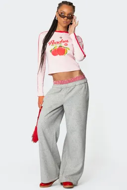Remera manga larga peachy de Edikted en Remeras para argentina