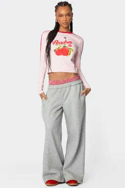 Remera manga larga peachy de Edikted en Remeras para argentina