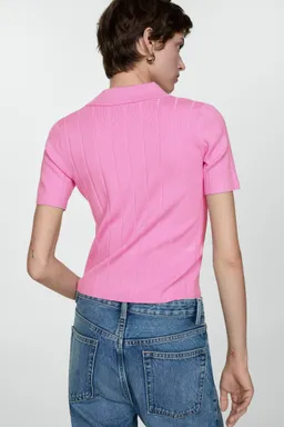 Remera cuello polo de Mango en Remeras para argentina