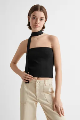 Top bandeau brillante de Mango Teen en Tops para argentina