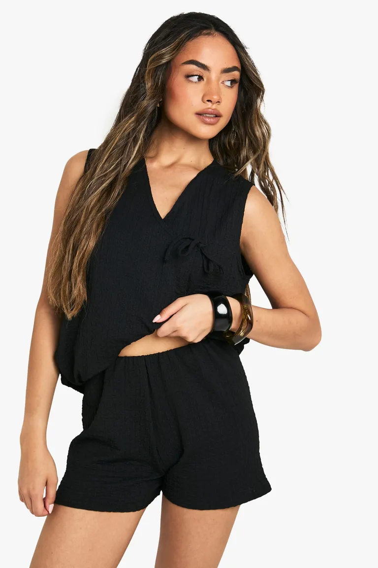 Short texturizado con vuelo de Boohoo en Shorts para argentina