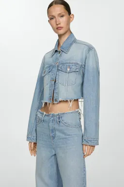 Jeans wideleg deshilachados de Mango en Pantalones para argentina