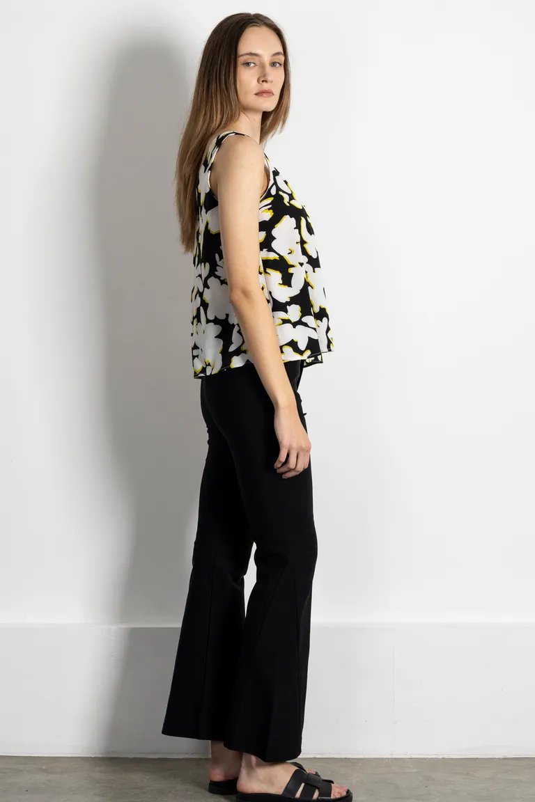 Pantalón acampanado negro de tiro alto para mujer de Kill en Pantalones para argentina