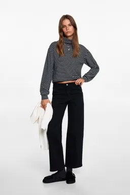 Remera rayas cuello alto de Mango Teen en Buzos y Sweaters para argentina