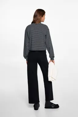 Remera rayas cuello alto de Mango Teen en Buzos y Sweaters para argentina