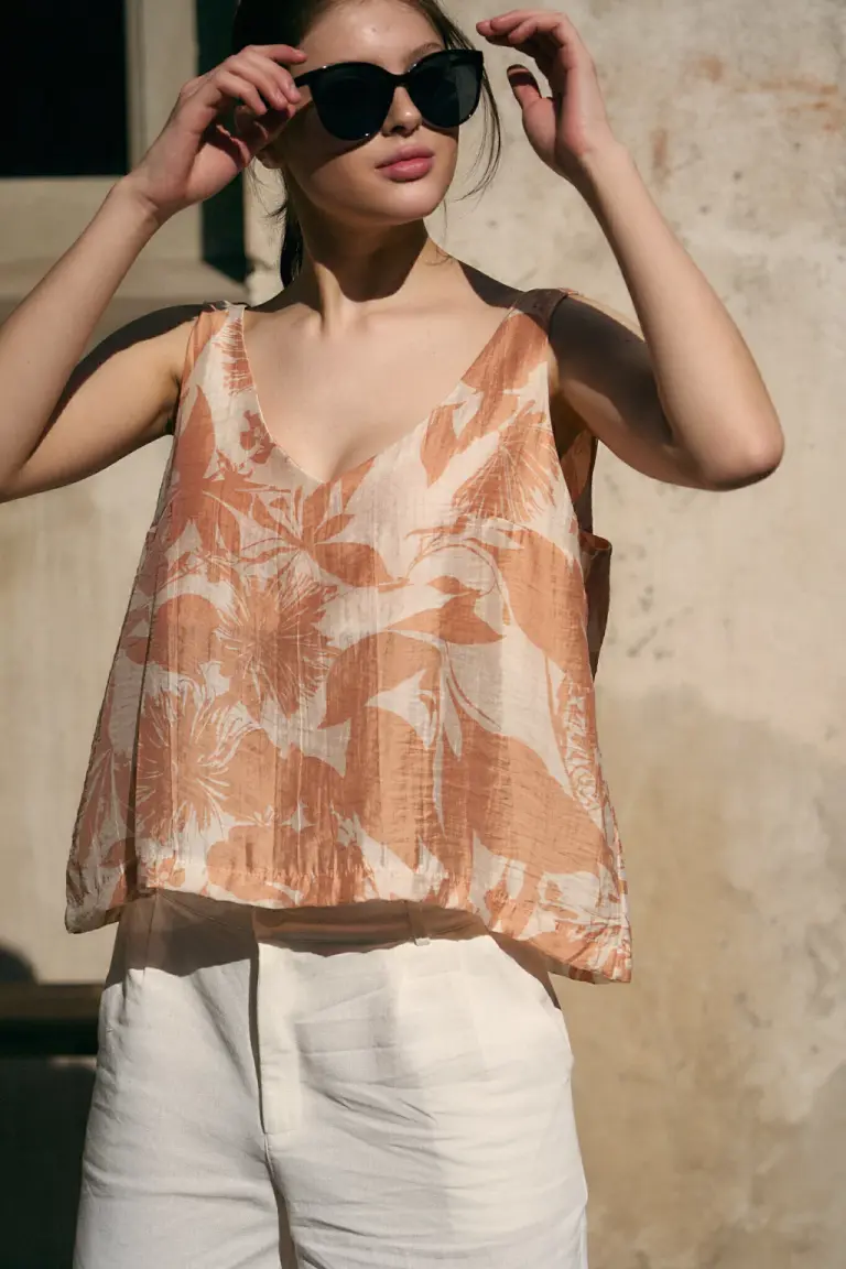 Blusa Estampada Marnie de Lemmon en Blusas para argentina