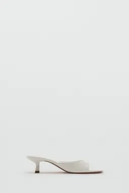 Sandalia tacón kitten de Mango en Sandalias para argentina
