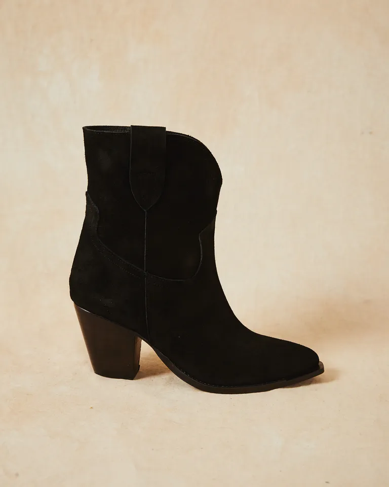 Bota texana de caña media con taco de altura media de Wanama en Botas y Botinetas para argentina