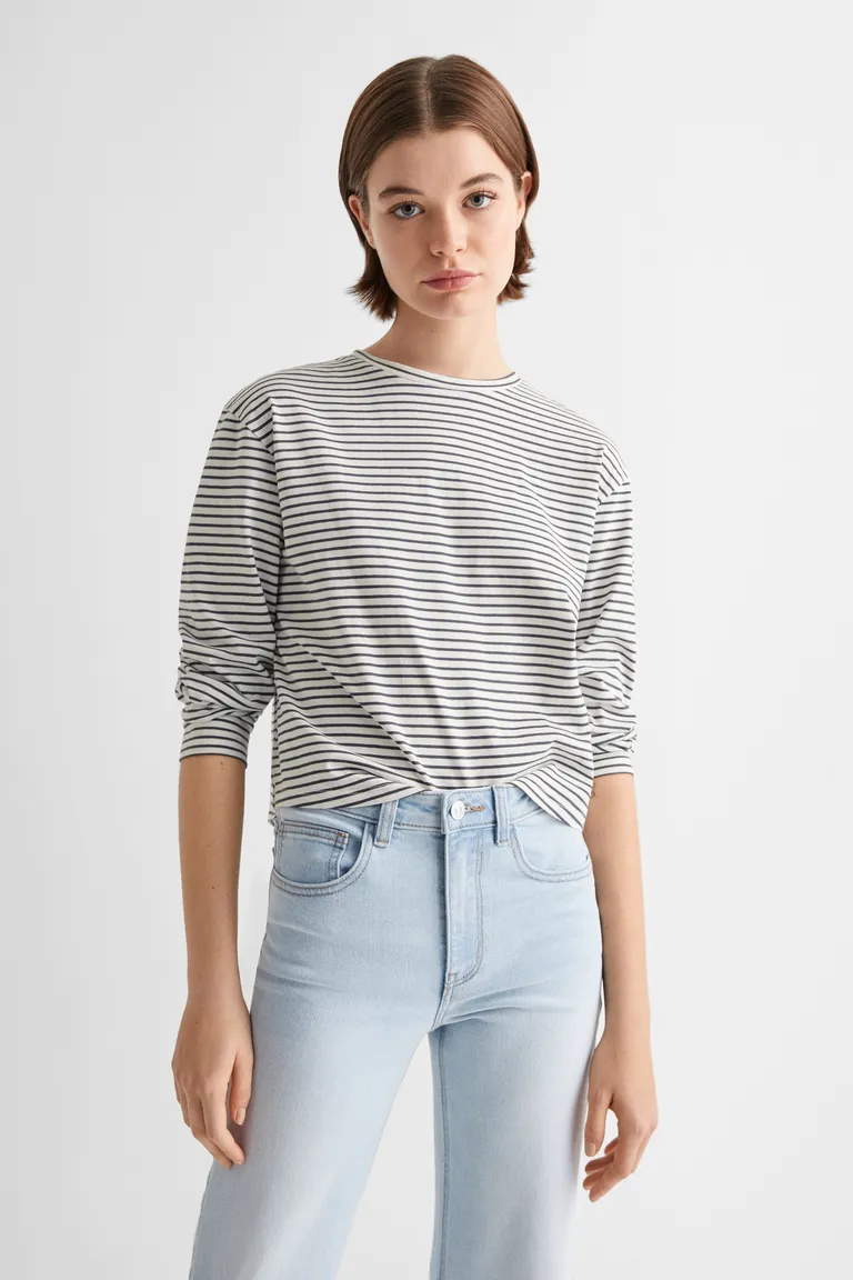 Remera rayas manga larga de Mango Teen en Buzos y Sweaters para argentina