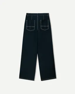 Pantalón wide leg contraste de Bershka en Pantalones para argentina