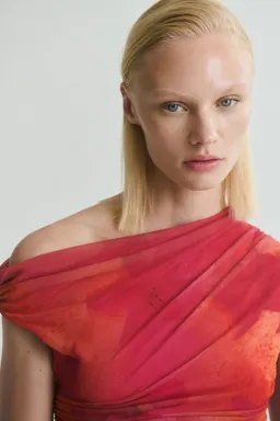 Vestido midi floral asimétrico de Mango en Vestidos para argentina