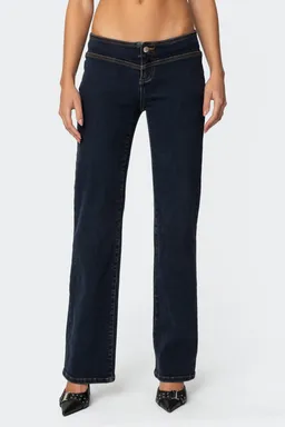 Jeans tiro bajo lazos cinta de Edikted en Pantalones para argentina