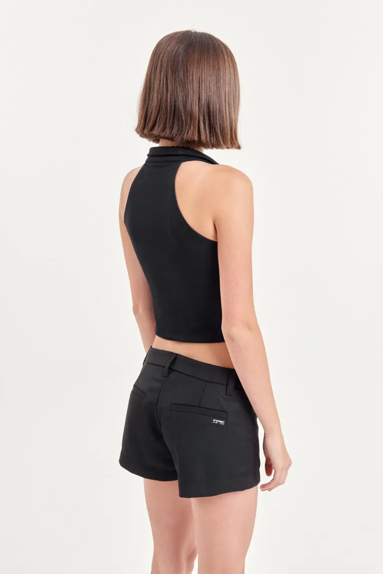 Musculosa Deportiva de Escote Profundo y Cuello Camisero de 47 Street en Tops para argentina