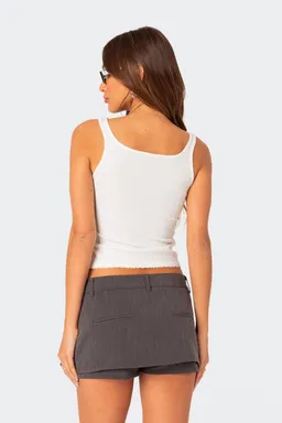 Musculosa pointelle cutout lazo de Edikted en Tops para argentina