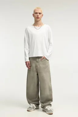 Jeans super baggy lavado de Pull&Bear en Pantalones para argentina