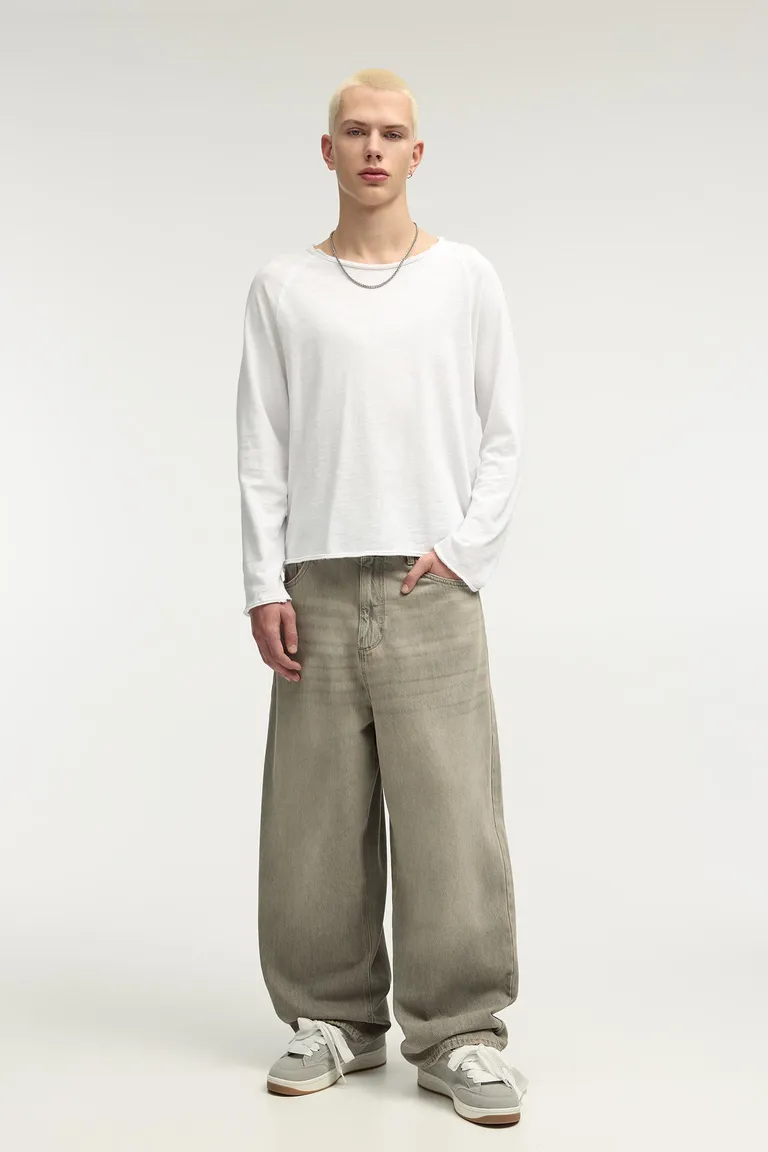 Jeans super baggy lavado de Pull&Bear en Pantalones para argentina