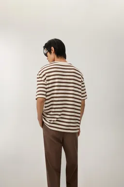 Remera rayada texturizada de Lefties en Remeras y Polos para argentina