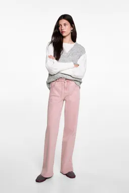 Pantalón recto con bolsillos de Mango Teen en Pantalones para argentina