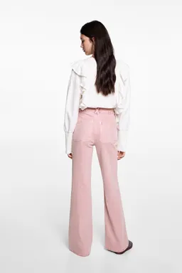 Pantalón recto con bolsillos de Mango Teen en Pantalones para argentina