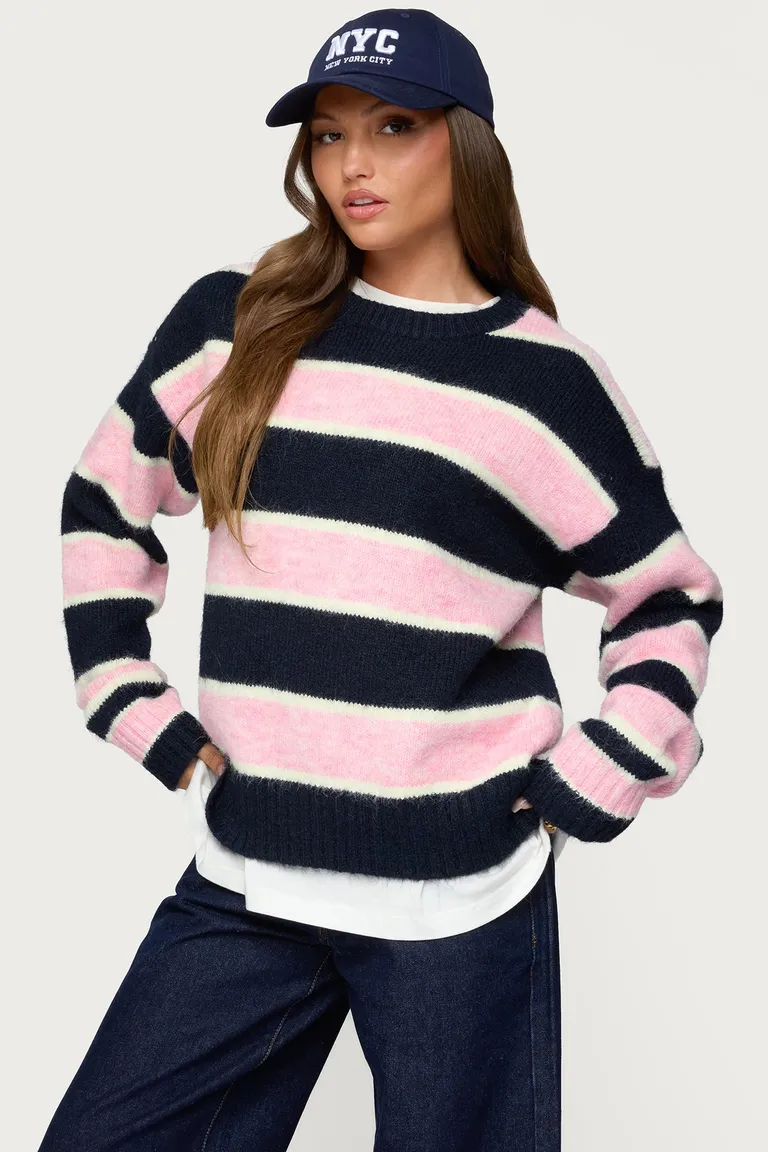 Sweater conrad punto rayado de Edikted en Buzos y Sweaters para argentina