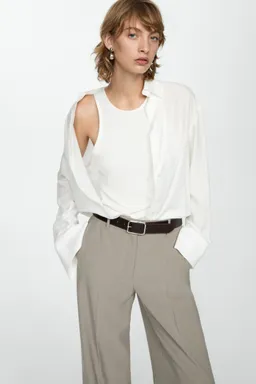 Camisa fluida lyocell de Mango en Camisas para argentina