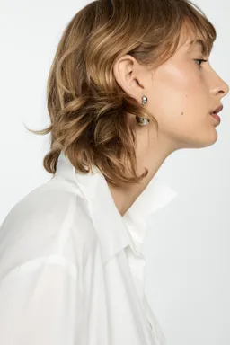Camisa fluida lyocell de Mango en Camisas para argentina
