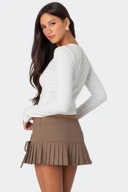 Top pointelle cut out lazo de Edikted en Tops para argentina