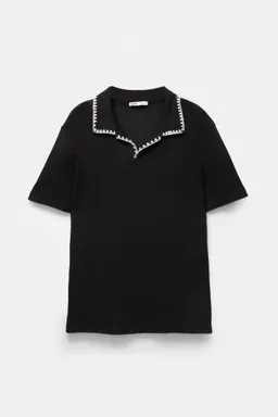 Polo textura costuras contraste de Pull&Bear en Remeras y Polos para argentina