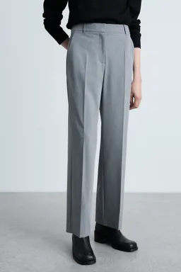 Pantalón recto tiro medio de Mango en Pantalones para argentina