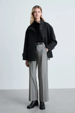 Pantalón recto tiro medio de Mango en Pantalones para argentina