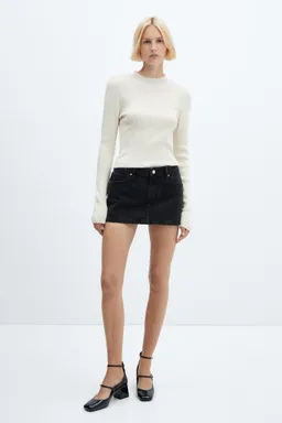 Minifalda denim tiro bajo de Mango en Shorts para argentina