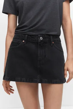 Minifalda denim tiro bajo de Mango en Shorts para argentina