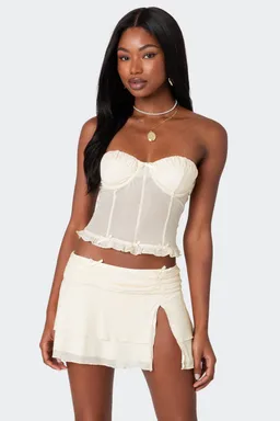 Corset jojo malla transparente de Edikted en Tops para argentina