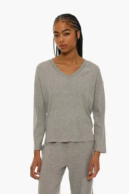 Sweater tejido escote v de Lefties en Buzos y Sweaters para argentina