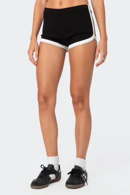 Micro shorts elana contrastantes de Edikted en Shorts para argentina