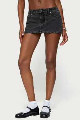 Mini falda pantalón camelia denim de Edikted en Faldas para argentina