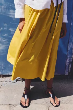 Sandalia cuero tiras de Mango en Sandalias para argentina