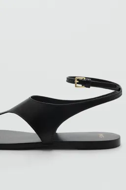 Sandalia cuero tiras de Mango en Sandalias para argentina
