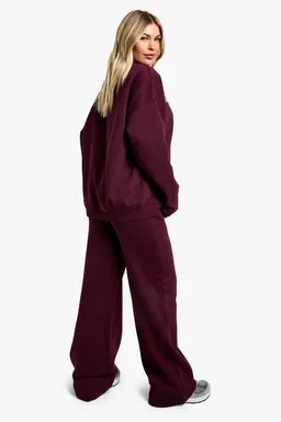 Joggers rectos borgoña de Boohoo en Pantalones para argentina