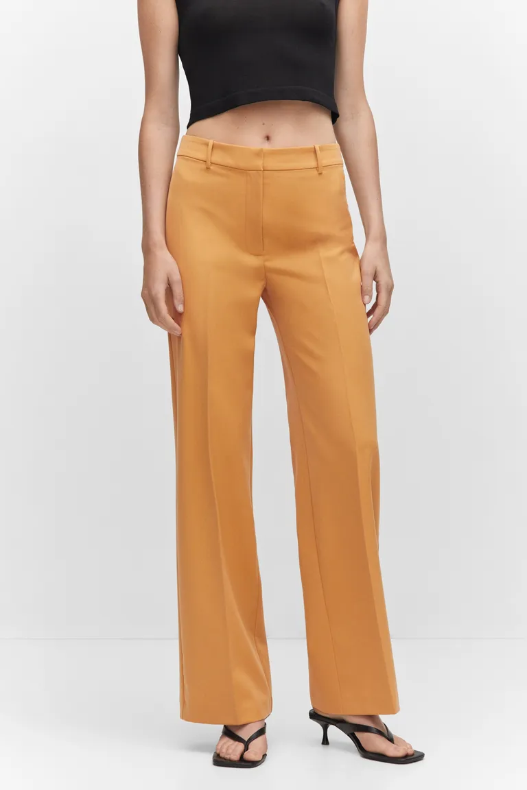 Pantalón recto con pinzas de Mango en Pantalones para argentina