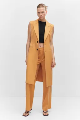 Pantalón recto con pinzas de Mango en Pantalones para argentina