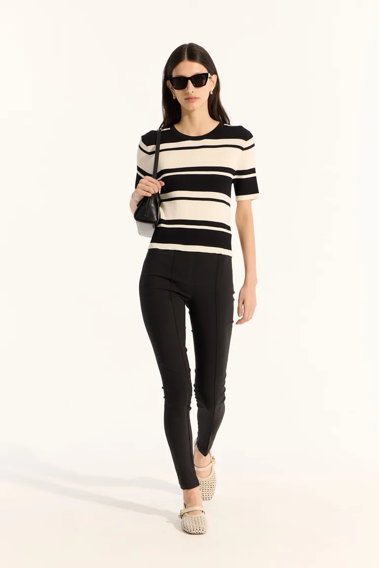 Pantalón de corte slim y cierre metálico lateral para mujer de Portsaid en Pantalones para argentina