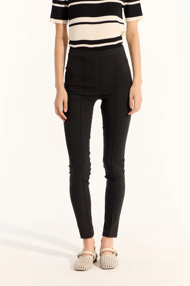 Pantalón de corte slim y cierre metálico lateral para mujer de Portsaid en Pantalones para argentina