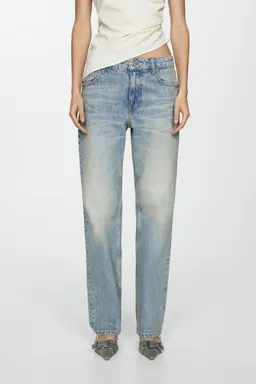 Jeans rectos tiro bajo de Mango en Pantalones para argentina