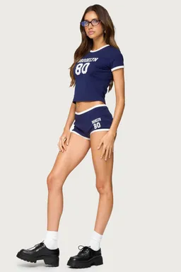 Shorts brooklyn con contraste de Edikted en Shorts para argentina