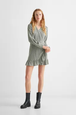 Vestido estampado volantes de Mango Teen en Vestidos para argentina