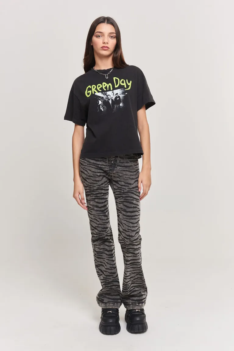 Remera de algodón con estampa de Green Day para mujer de 47 Street en Remeras para argentina