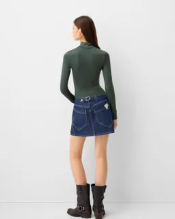 Body manga larga cuello alto de Bershka en Bodies para argentina