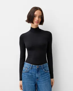 Body manga larga cuello alto de Bershka en Bodies para argentina